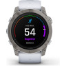 Часы GARMIN EPIX PRO (GEN 2) – SAPPHIRE EDITION TITANIUM WITH WHITESTONE BAND 51 мм 010-02804-11