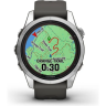 Часы GARMIN FENIX 7S PRO – SOLAR EDITION SILVER WITH GRAPHITE BAND 11401