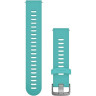 Ремешок GARMIN QUICK RELEASE BAND 20MM AQUA/STAINLESS FR245 10576