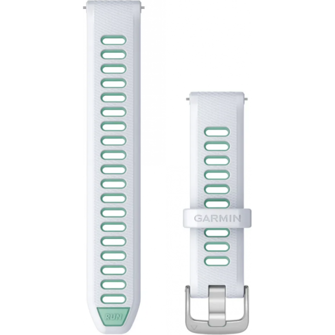 Ремешок GARMIN QUICK RELEASE BANDS (18 MM) WHITESTONE/TIDAL BLUE WITH SILVER HARDWARE 11656