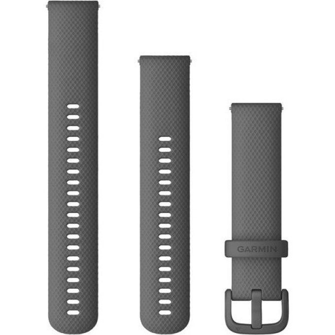 Ремешок сменный GARMIN Quick Release 20 серый (силикон) 010-11251-9S
